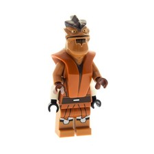 1x Lego minifigure Star Wars Clone Wars Pong Krell arancione scuro 75004 sw0435