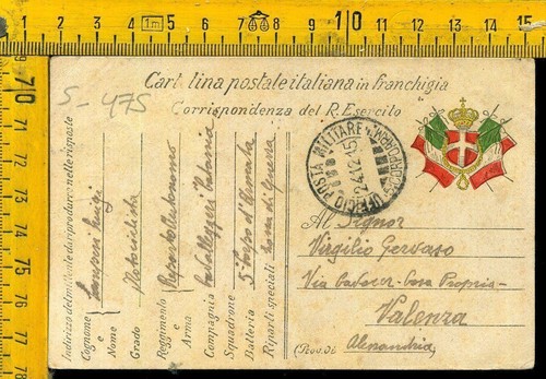 Ww1 posta militare prima - posta,