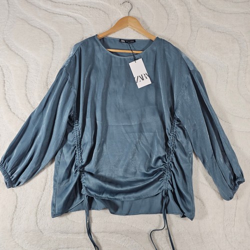 Blusa zara ruched donna - donna, uk