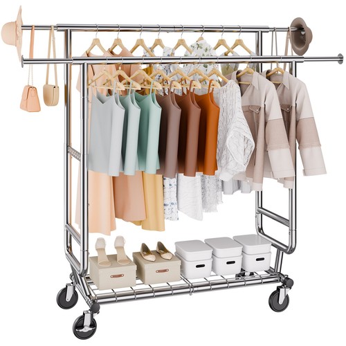 Stand appendiabiti con ruote - con,