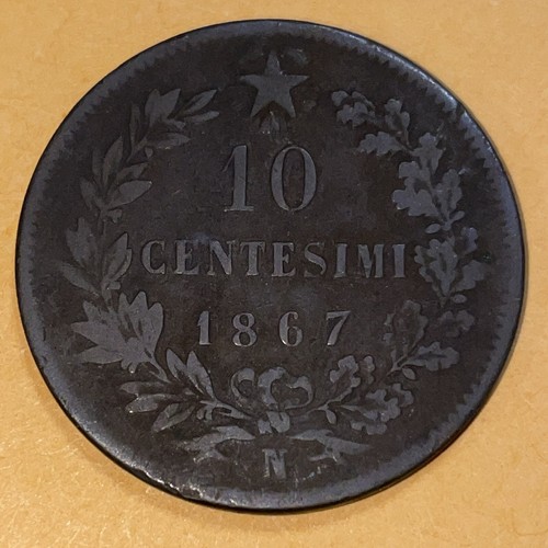 Moneta italia centesimi - italia, 10