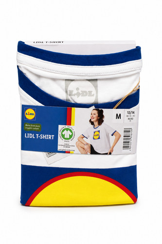 Shirt hipster bianca lidl - t-shirt,