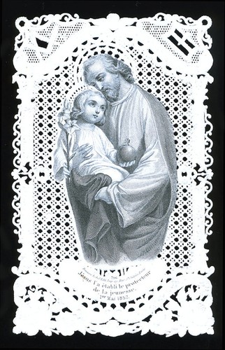 Santino merlettato holy - santino, merlettato-holy