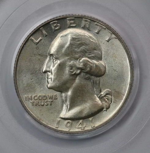 1941 washington quarter pcgs - washington,