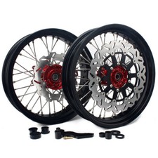 17x3.5/4.25 Supermoto Ruote Cerchi Dischi Staffa per Honda CRF250R CRF450R 15-21