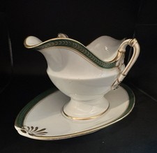Richard Ginori  - Salsiera - Gravy Boat -  Verde - Oro - Pittoria