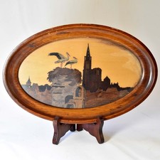 Quadro intarsio tedesco anni