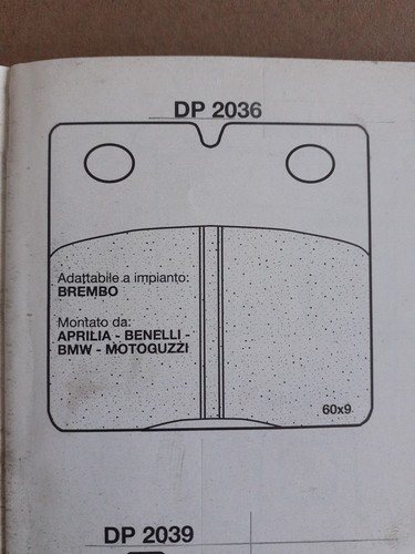 Pastiglie freno dp2036 bmw - dp2036,