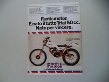 advertising Pubblicità 1979 MOTO FANTIC TRIAL 50 330