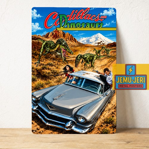 Poster cadillache dinosauri - poster,
