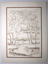 Interessante dipinto d'epoca