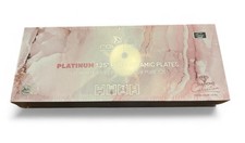 🆕 ROYALE PLATINUM GENIUS PIASTRA CERAMICA RISCALDANTE PROFESSIONALE FERRO PIATTO ROSA  
