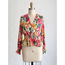 Blusa zara floreale - zara,