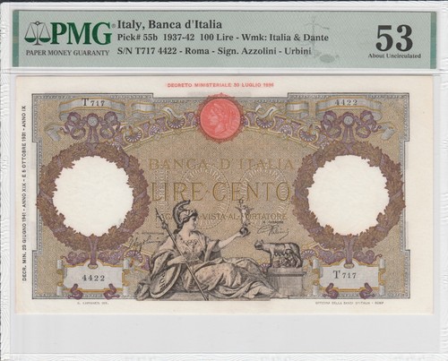 Italy 100 lire - lire, pick