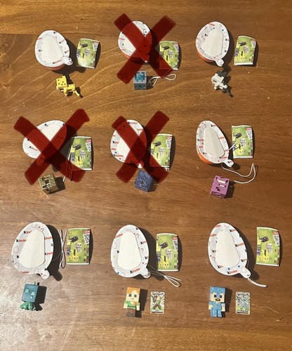 Minecraft kinder joy lotto - lotto, 6