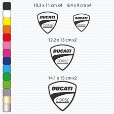 DUCATI  - 12 Stickers Vinyles
