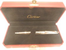 CARTIER : PENNA SFERA "LOUIS DE CARTIER" GODRON VERTICALE  