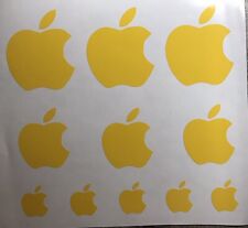 Adesivo vinile logo Apple 11 decalcomanie, 3 XMacBook, 3XiPad e 5X iPhone