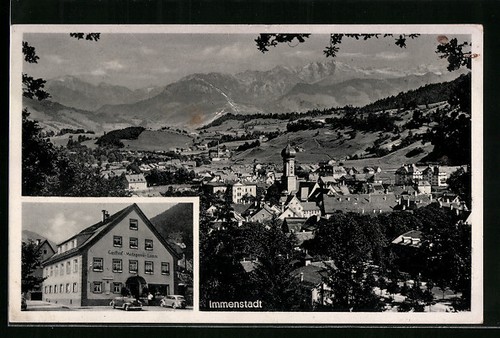 Ansichtskarte immenstadt - ansichtskarte,