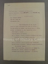 147118: Conte Luckner, 2 liste con partecipanti, ricevimento a New York, USA 1926