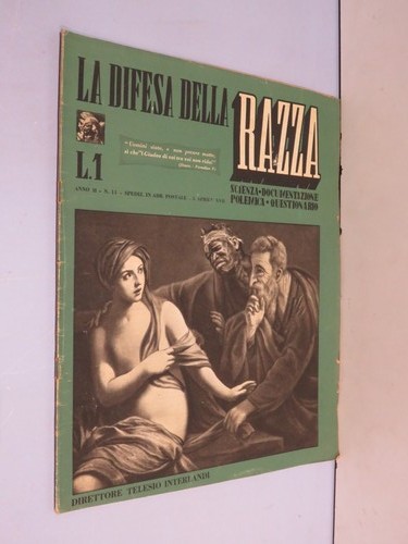Rivista difesa della razza - rivista,