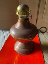 Lampada ad olio vintage in ottone