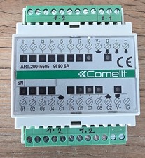 Comelit 20046605 - Modulo Simplehome 9 In/8 Out (6A) Su Din