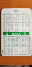 calendario rolex vintage