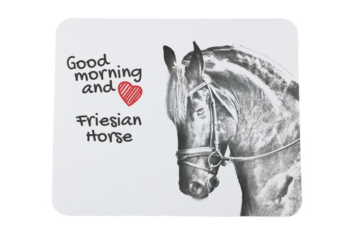 Cavallo frisone tappetino - i,