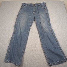 Jeans Levis Carpenter uomo 34x32 (vestibilità 36x31) blu denim largo dritto