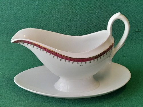 Antica salsiera con piattino - antica,