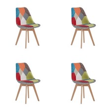 GrandCA HOME Set di 4 Sedie da Pranzo/Sedie da Ufficio in Stile Nordico Sedie