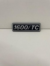 FIAT 131 ABARTH 1600/TC SCRITTA  EMBLEMA FREGIO BADGE NUOVO FONDO DI MAGAZZINO 