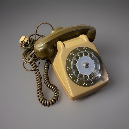 Vecchio telefono disco - telefono, a