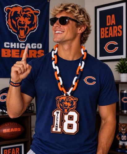 Collana catena chicago bears - catena,