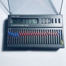 Cronotermostato Termostato Giornaliero BPT TH124 GR Grigio - Scatola e Libretto