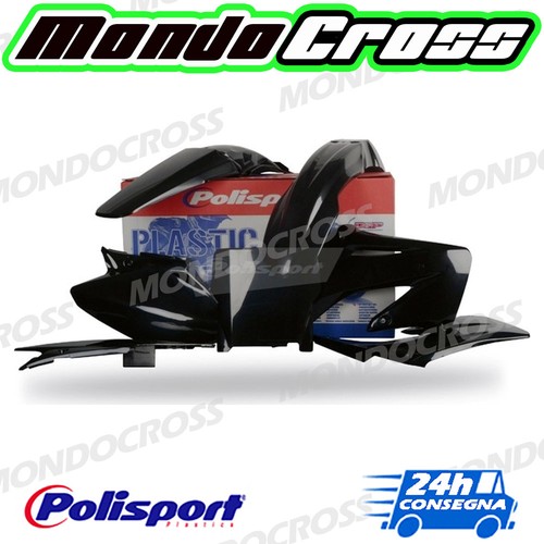 Kit plastiche polisport nero - plastiche,