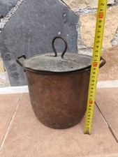 Antica pentola rame pesante - antica,