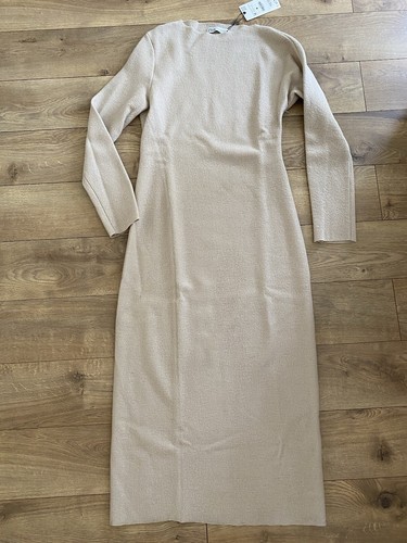 Nuovo abito lungo - beige, zara