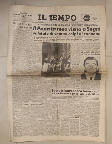Giornale originale visita papa - originale,