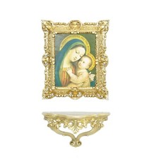 QUADRO MADONNA CON CORNICE
