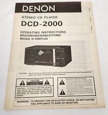 Denon DCD-2000 Lettore CD