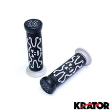 SKULL GEL GRIPS GREY HANDGRIPS