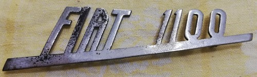 Scritta sigla fiat - sigla, 1100