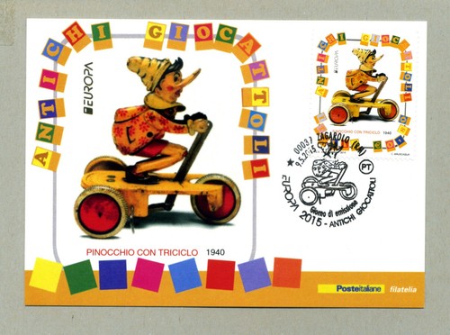 Pinocchio con triciclo - pinocchio,