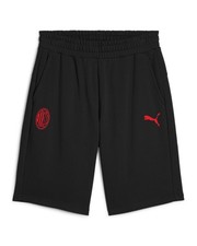  Ac Milan Puma Pantaloncini Shorts Essentials Fleece UOMO Nero 2024 25 