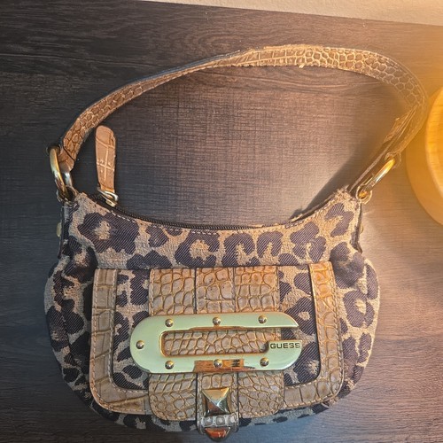 Guess y2k glam leopard mini - y2k,