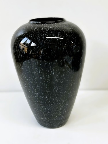 Vaso vetro murano nero - in, e