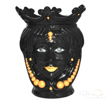 Testa di moro in Ceramica nera