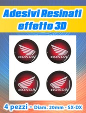4 Adesivi HONDA Resinati